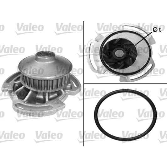 Pompe À Eau Valeo 506282