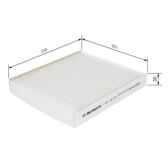 Filtre D'habitacle Pollen Bosch M2075