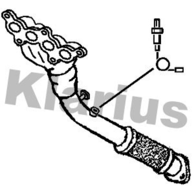 Tube D'échappement Klarius 301394