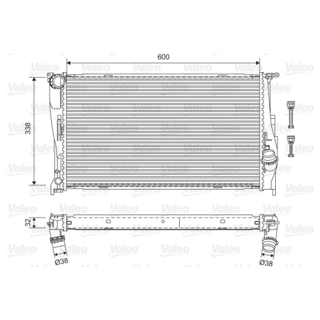 Radiateur De Refroidissement Valeo 701601
