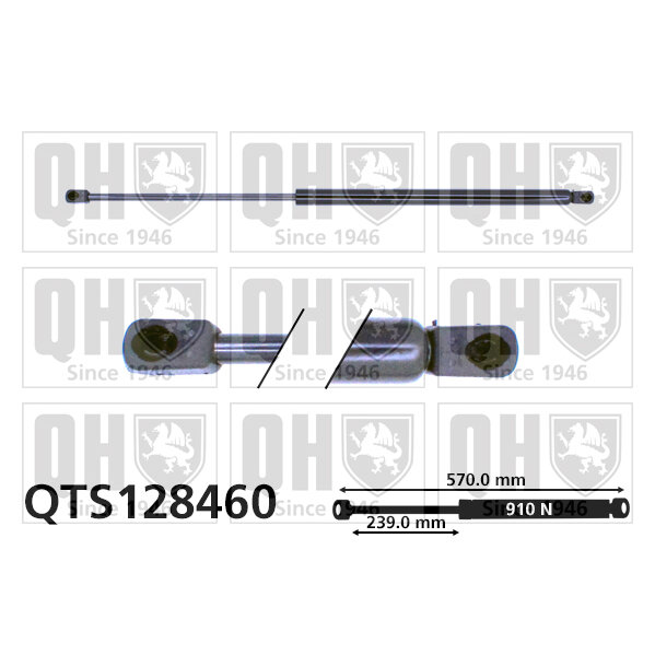 Vérin De Coffre Quinton Hazell Qts128460