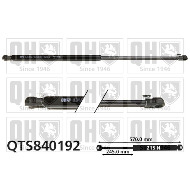 Vérin De Coffre Quinton Hazell Qts840192