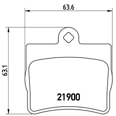 4 Plaquettes De Frein Brembo P50024