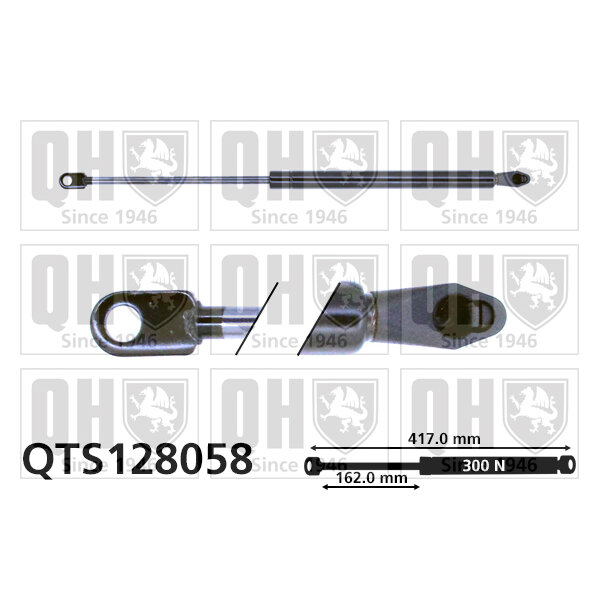 Vérin De Coffre Quinton Hazell Qts128058