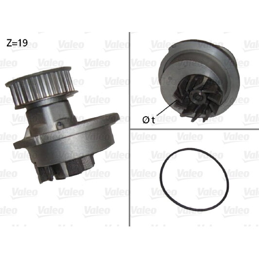 Pompe À Eau Valeo 506647