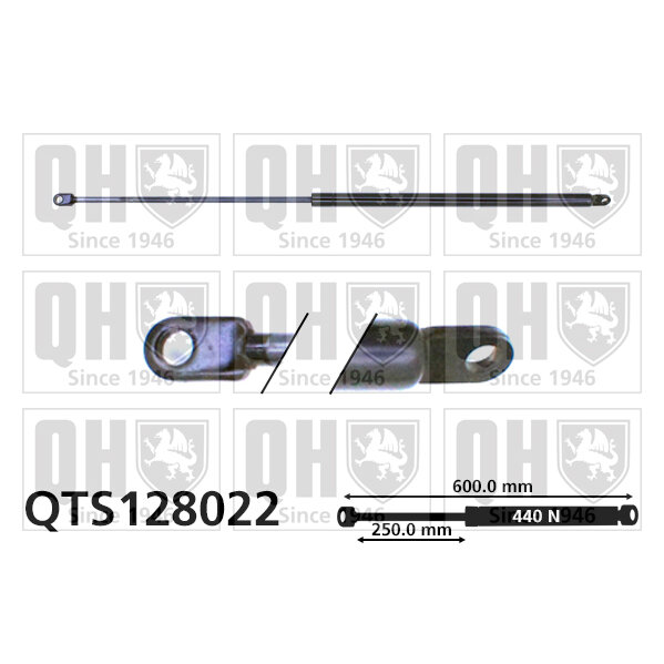 Vérin De Coffre Quinton Hazell Qts128022