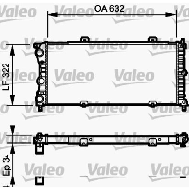 Radiateur De Refroidissement Valeo 730981