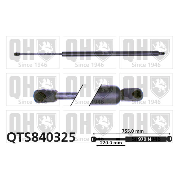 Vérin De Coffre Quinton Hazell Qts840325