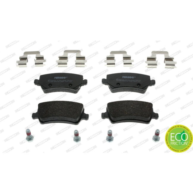 4 Plaquettes De Frein Ferodo Fdb1918