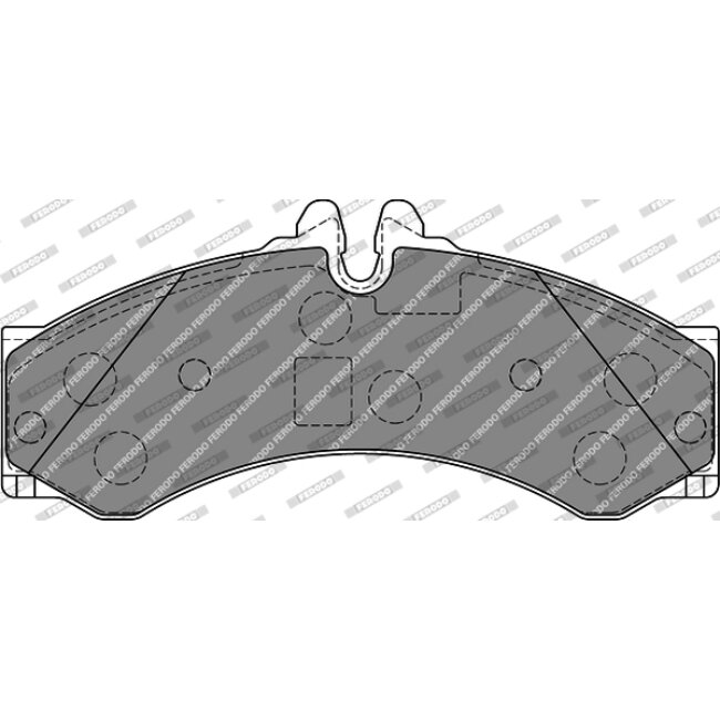 4 Plaquettes De Frein Ferodo Fvr1879