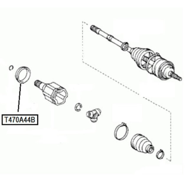 Kit De Roulement De Roue Nps T470a44b
