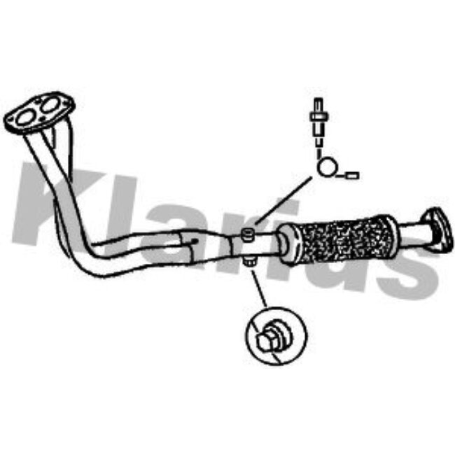 Tube D'échappement Klarius 301026