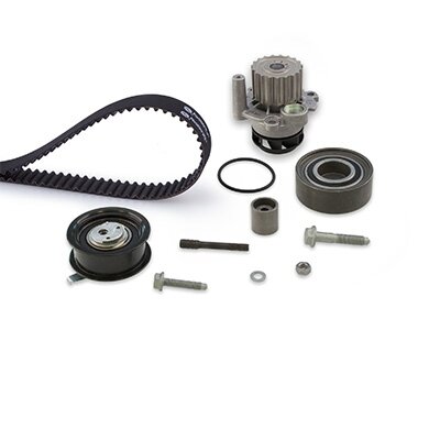 Kit De Distribution + Pompe à Eau GATES KP15473XS - Courroie 96 Dents, 17 Mm, Remplacement Complet
