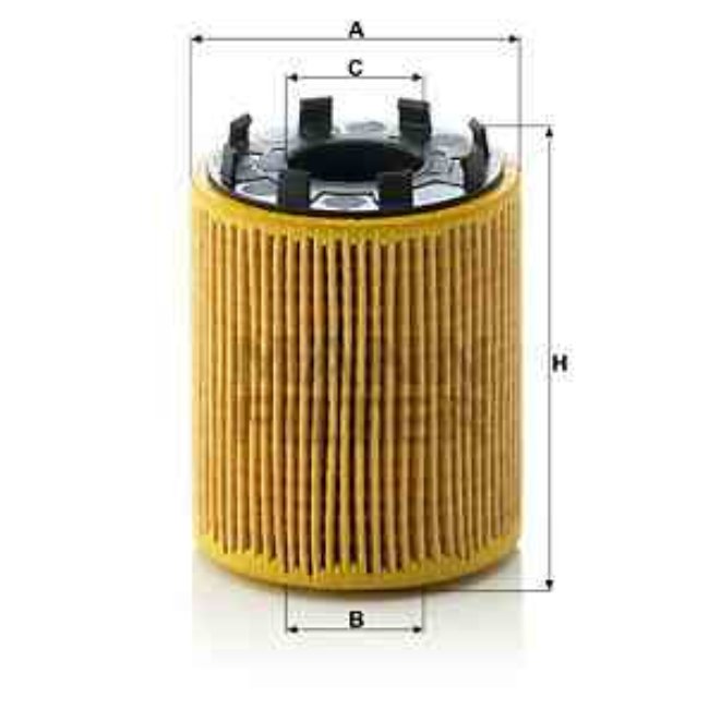 Filtre À Huile Mann-filter Hu713/1x