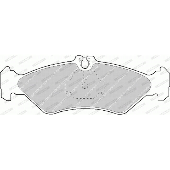 4 Plaquettes De Frein Ferodo Fvr1039