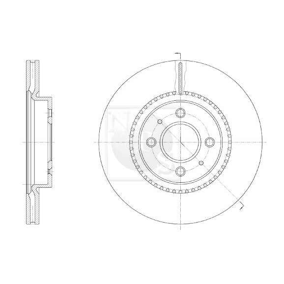 1 Disque De Frein Nps K330a32