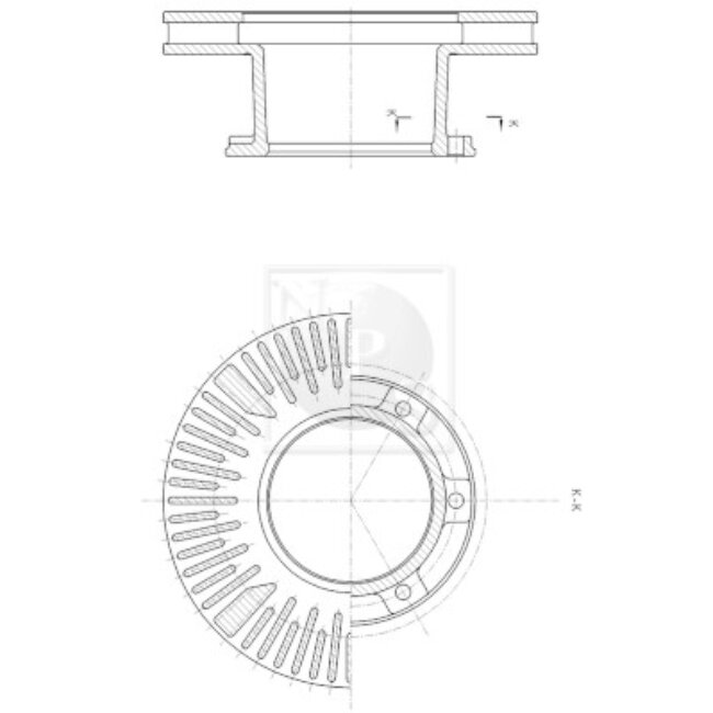 1 Disque De Frein Nps T330a121