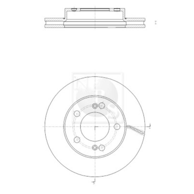 1 Disque De Frein Nps S330g05