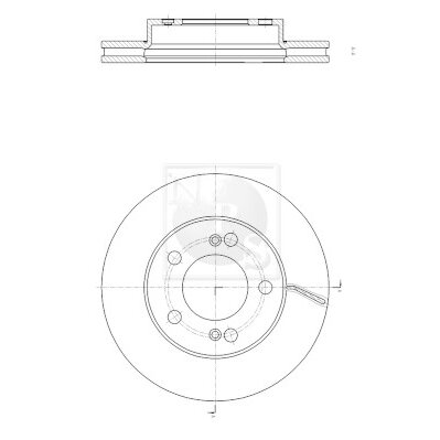 1 Disque De Frein Nps S330g05