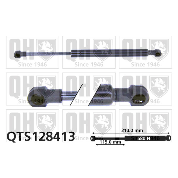Vérin De Coffre Quinton Hazell Qts128413
