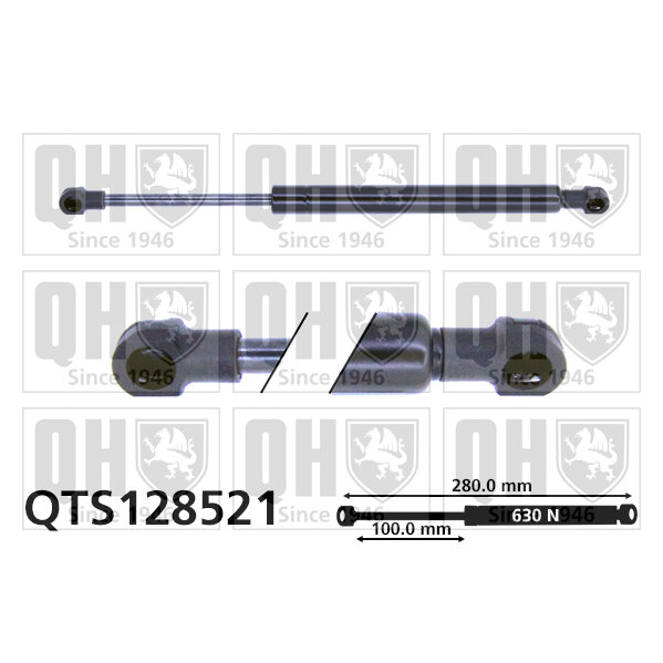 Vérin De Coffre Quinton Hazell Qts128521