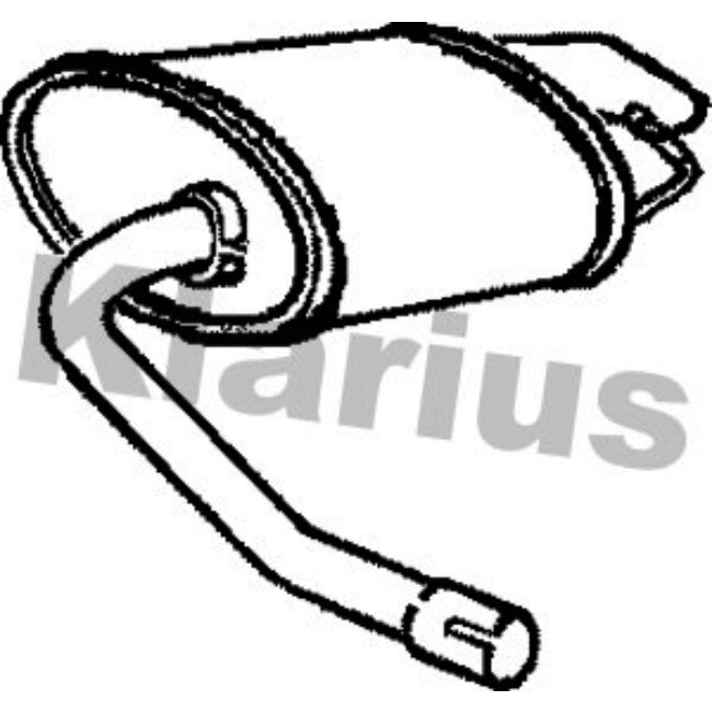 Silencieux Arrière Klarius 220412