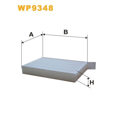 Filtre D'habitacle Standard Wix Filters Wp9348