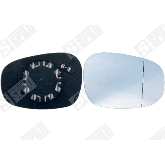 Glace De Rétroviseur Grand Angle Dégivrant Côté Passager Spilu 10456