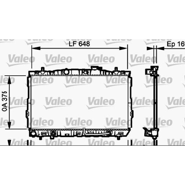 Radiateur De Refroidissement Valeo 734965