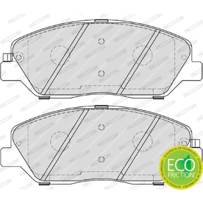 4 Plaquettes De Frein Ferodo Fdb4111