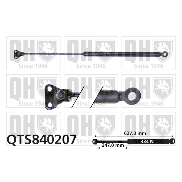 Vérin De Coffre Quinton Hazell Qts840207