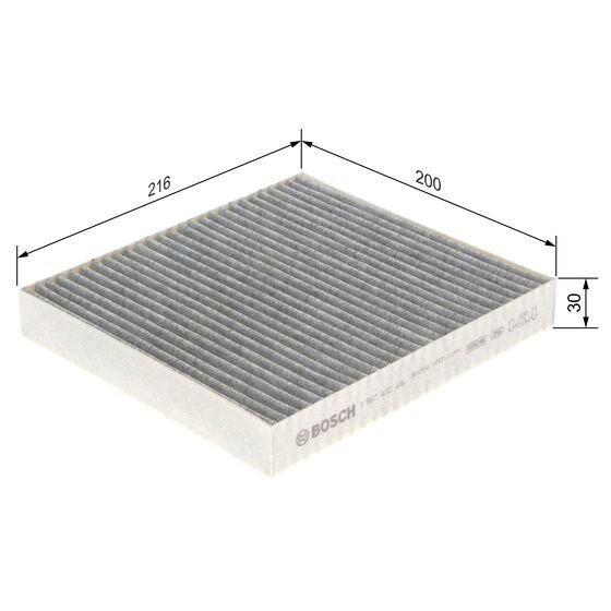 Filtre D'habitacle À Charbon Actif Bosch R2416