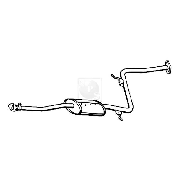 Tube D'échappement Nps M430a178