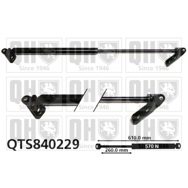 Vérin DeCoffre Quinton Hazell Qts840229