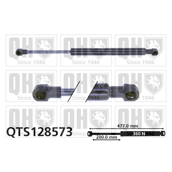 Vérin De Coffre Quinton Hazell Qts128573