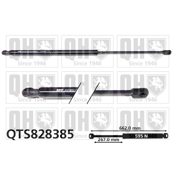 Vérin De Coffre Quinton Hazell Qts828385