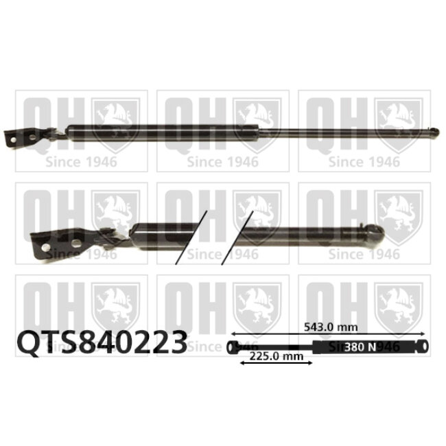 Vérin De Coffre Quinton Hazell Qts840223