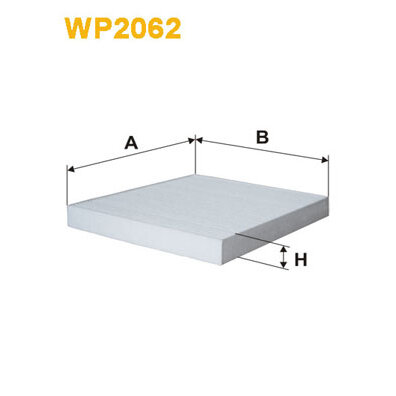 Filtre D'habitacle Standard Wix Filters Wp2062