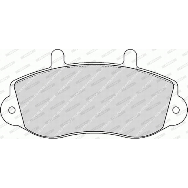 4 Plaquettes De Frein Ferodo Fvr1292