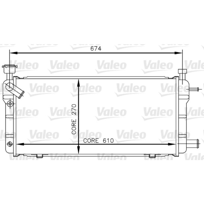 Radiateur De Refroidissement Valeo 730018
