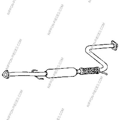 Tube D'échappement Nps H430a135