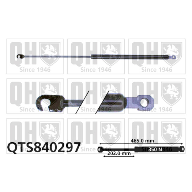 Vérin De Coffre Quinton Hazell Qts840297