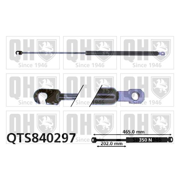 Vérin De Coffre Quinton Hazell Qts840297