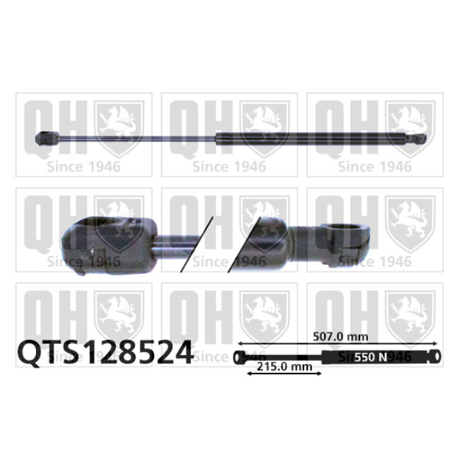 Vérin De Coffre Quinton Hazell Qts128524