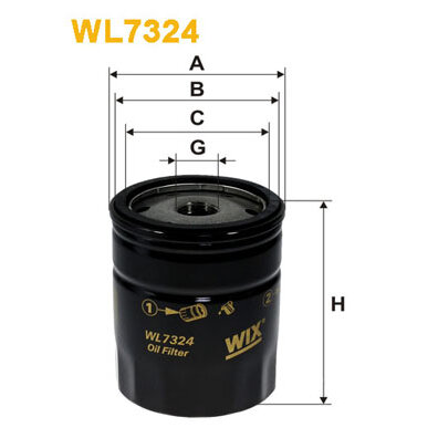 Filtre À Huile Wix Wl7324