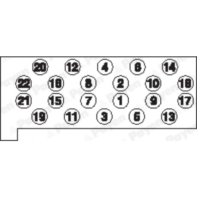Jeu De Vis De Culasse Payen Hbs062