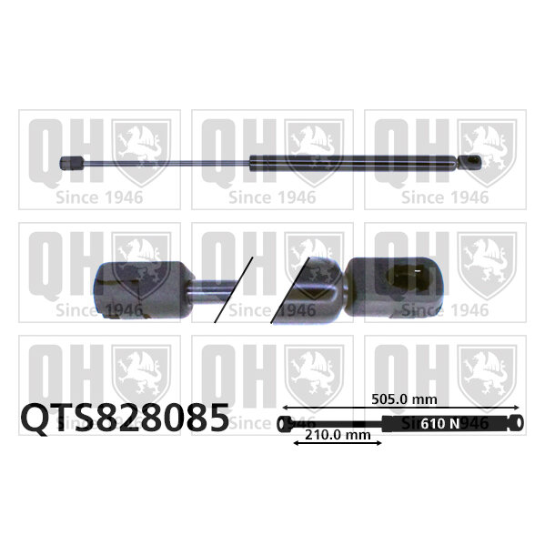Vérin De Coffre Quinton Hazell Qts828085