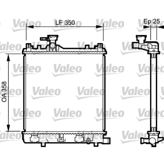 Radiateur De Refroidissement Valeo 734917
