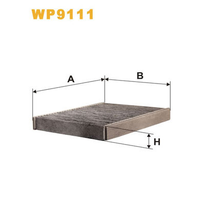 Filtre D'habitacle Charbon Actif Wix Filters Wp9111