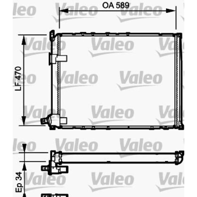 Radiateur De Refroidissement Valeo 730548